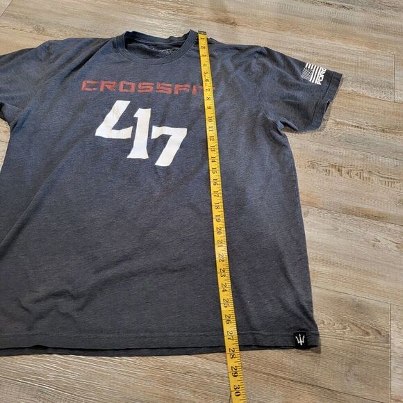 Forged Crossfit 47 American Flag Graphic Short Sleeved Tee Shirt Mens Size XL - Picture 7 of 8